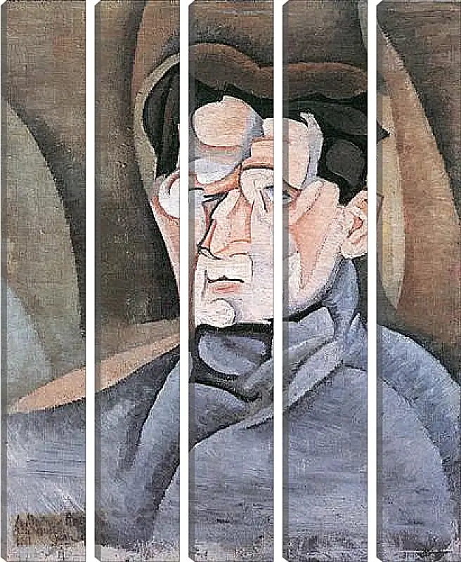 Модульная картина - Portrait Maurice Raynal. Хуан Грис