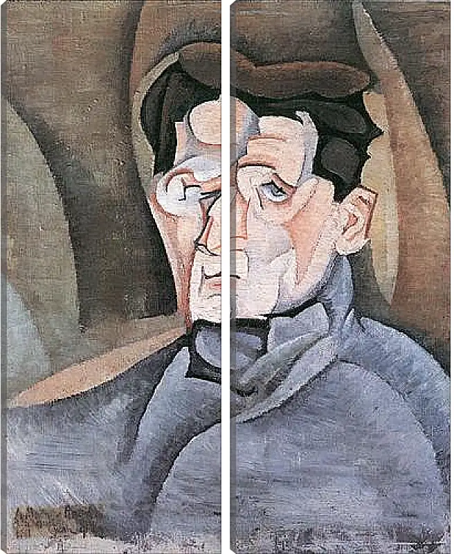 Модульная картина - Portrait Maurice Raynal. Хуан Грис