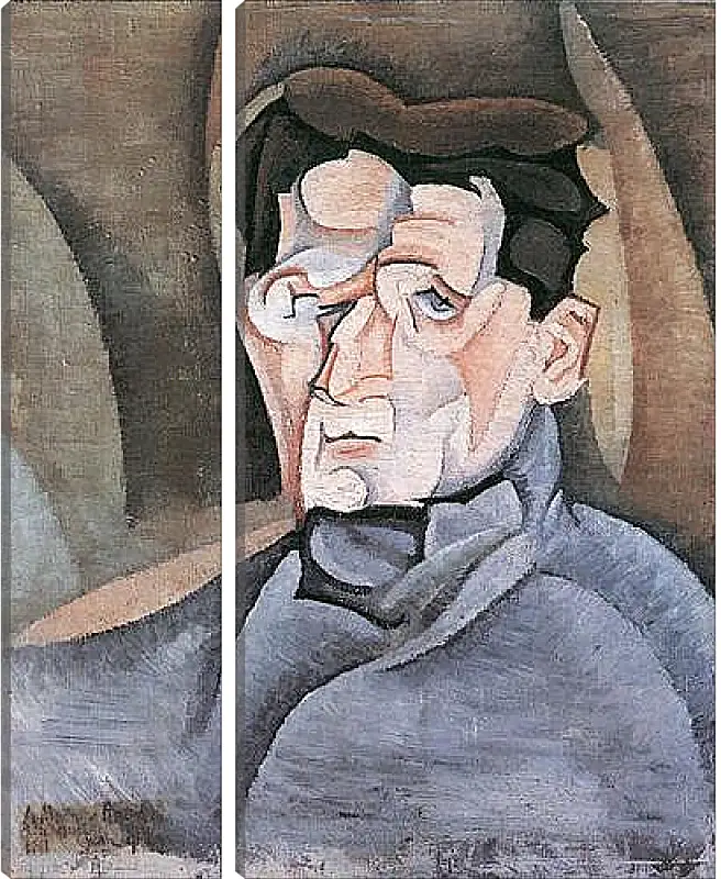 Модульная картина - Portrait Maurice Raynal. Хуан Грис