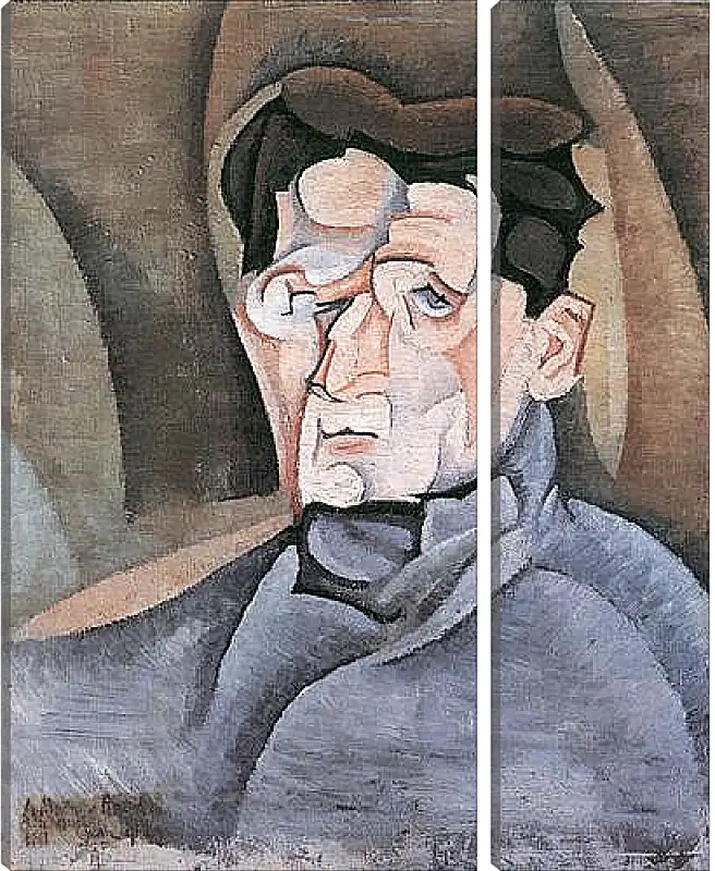 Модульная картина - Portrait Maurice Raynal. Хуан Грис