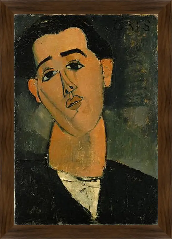 Картина в раме - Amedeo Modigliani. Хуан Грис