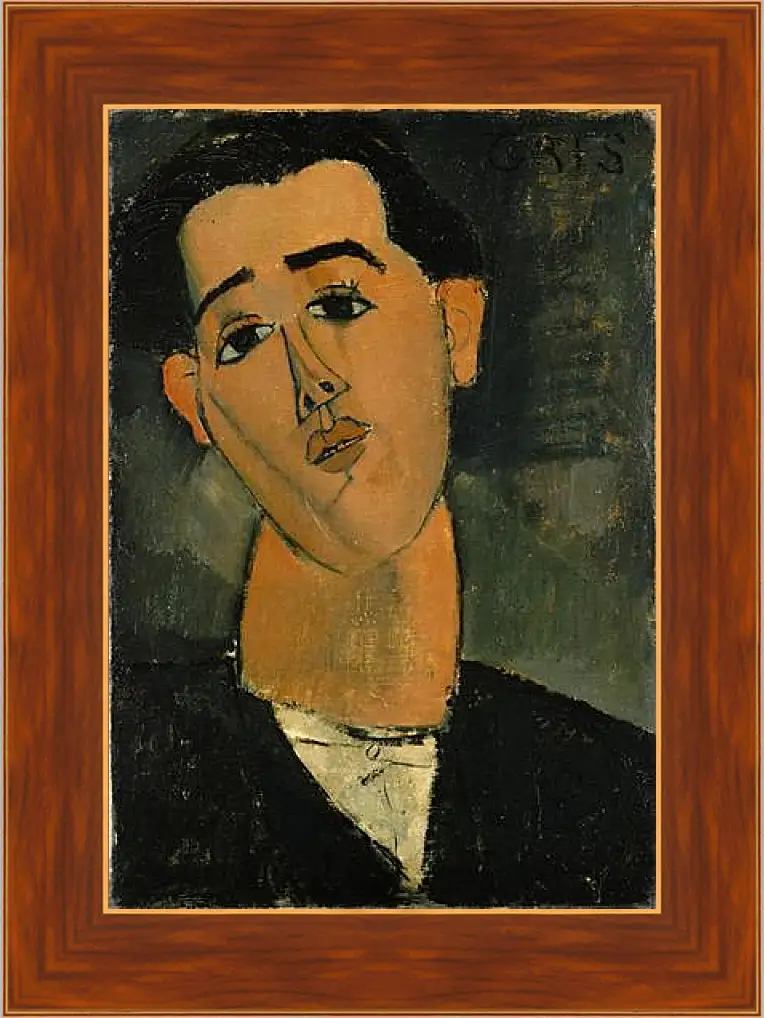 Картина в раме - Amedeo Modigliani. Хуан Грис