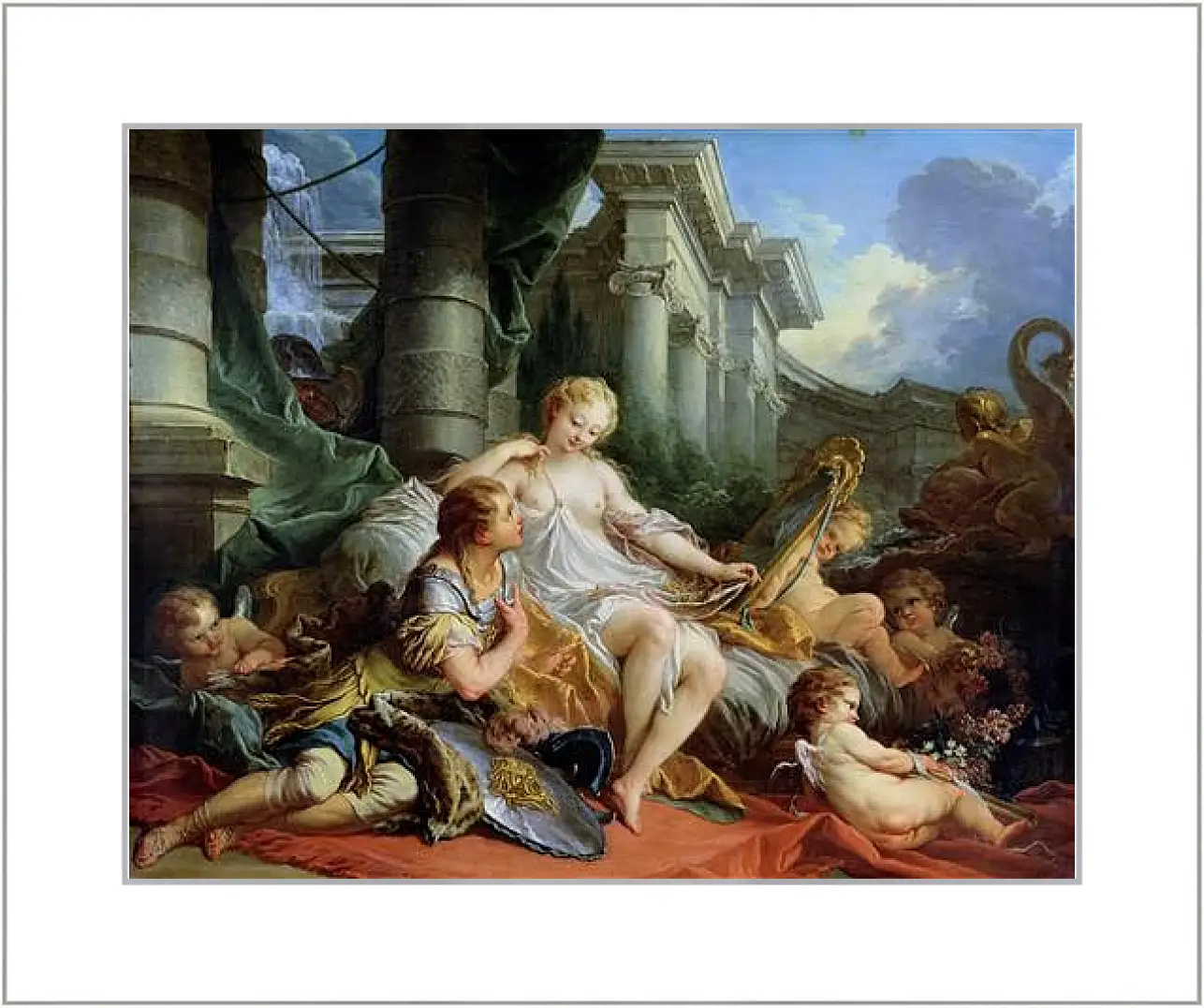 Картина в раме - Franзois Boucher. Франсуа Буше