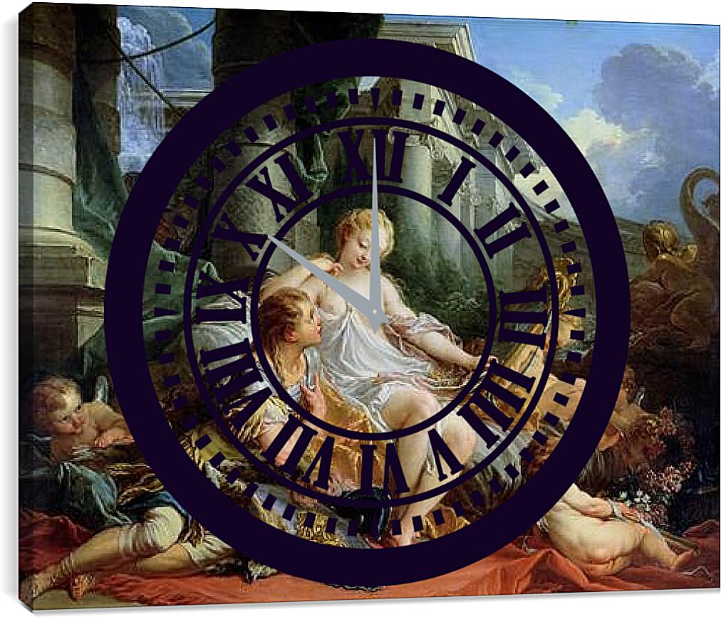 Часы картина - Franзois Boucher. Франсуа Буше
