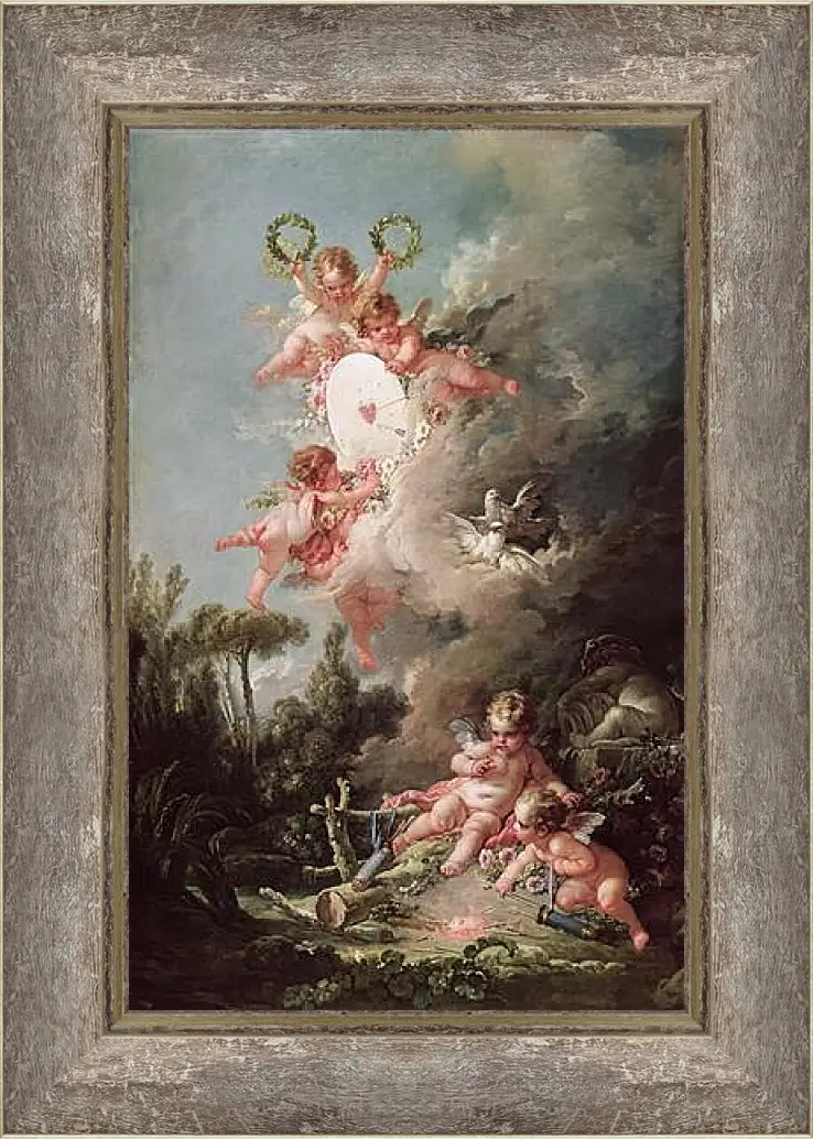 Картина в раме - Franзois Boucher 1. Франсуа Буше