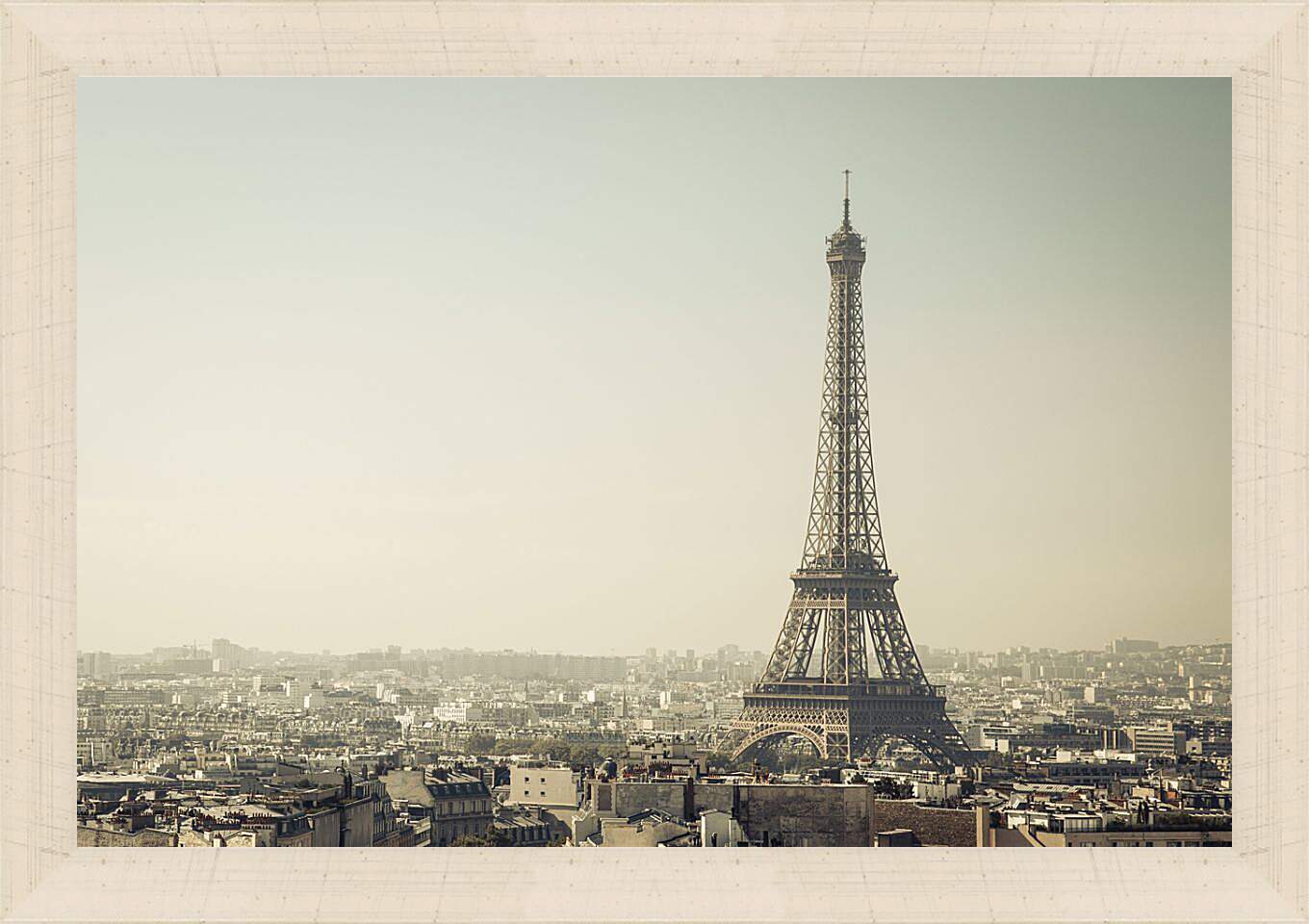 Картина в раме - Вид на Париж