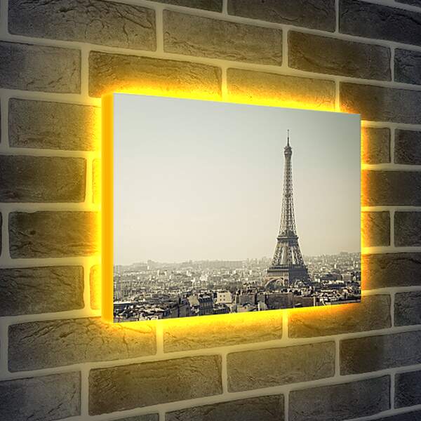 Лайтбокс световая панель - Вид на Париж