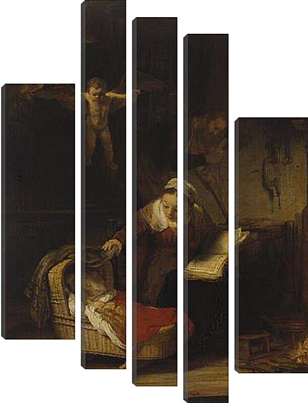 Модульная картина - Святое семейство. Рембрандт