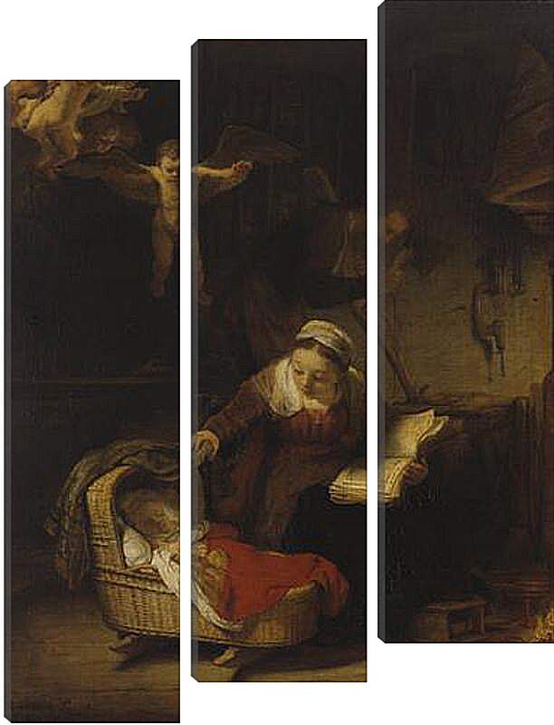 Модульная картина - Святое семейство. Рембрандт