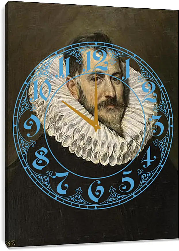 Часы картина - A Nobleman. Эль Греко