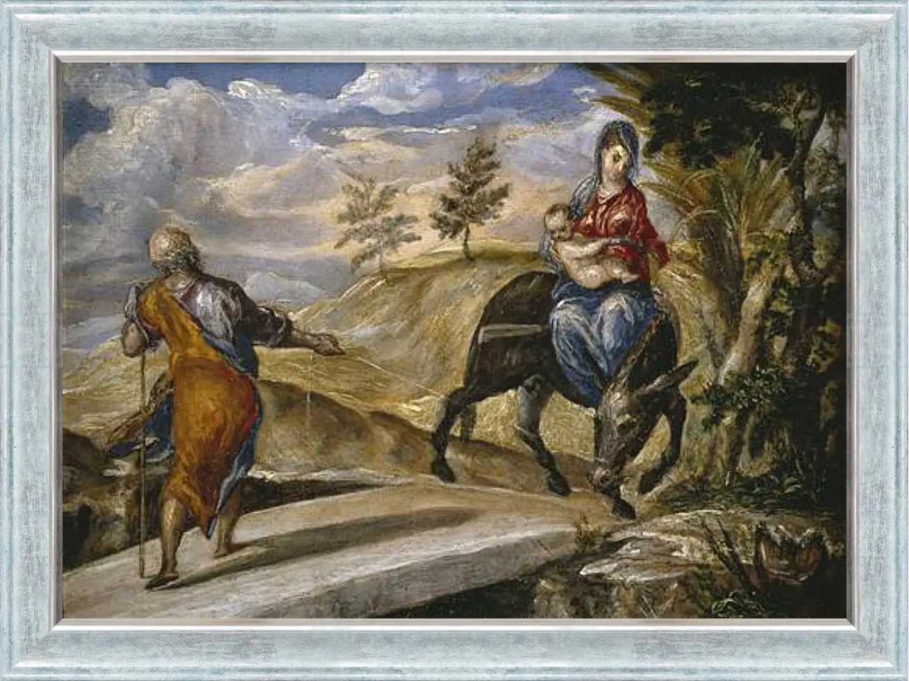 Картина в раме - The Flight to Egypt. Эль Греко