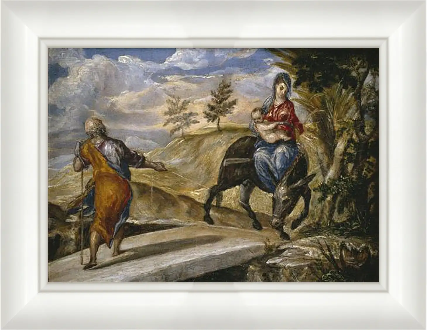 Картина в раме - The Flight to Egypt. Эль Греко