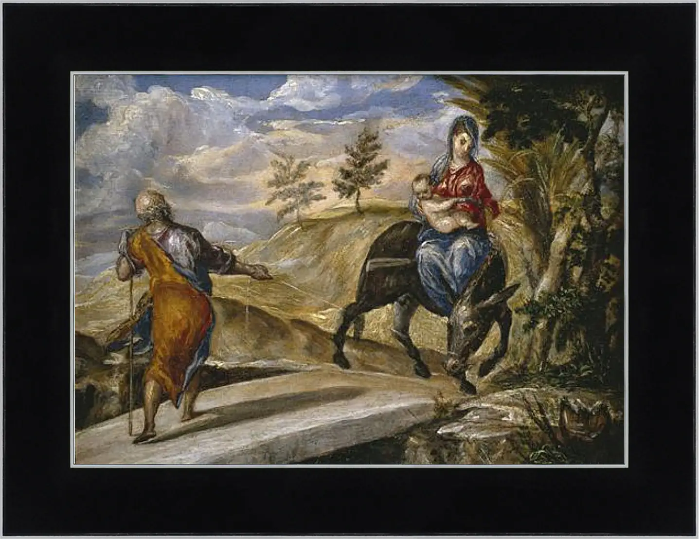 Картина в раме - The Flight to Egypt. Эль Греко