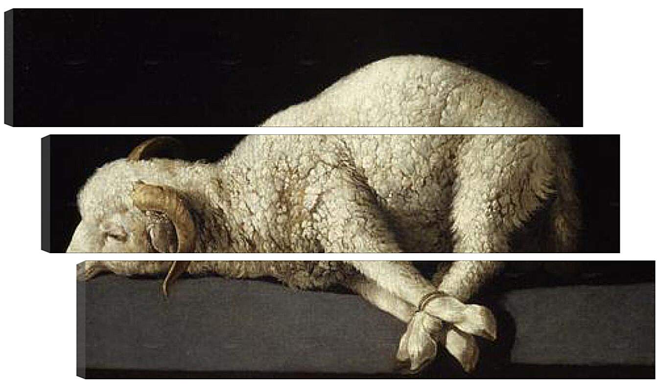 Модульная картина - Agnus Dei. Агнец божий. Франсиско де Сурбаран