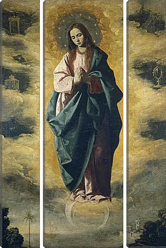 Модульная картина - The Immaculate Conception. Непорочное зачатие. Франсиско де Сурбаран