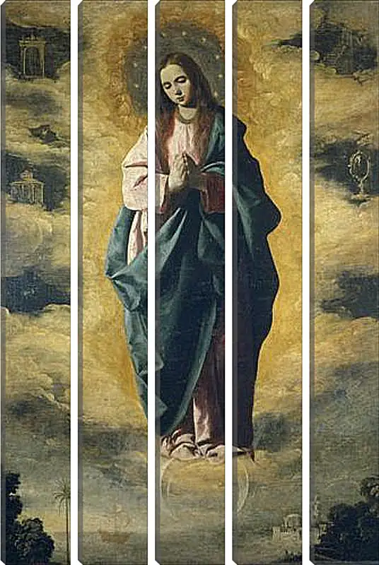 Модульная картина - The Immaculate Conception. Непорочное зачатие. Франсиско де Сурбаран
