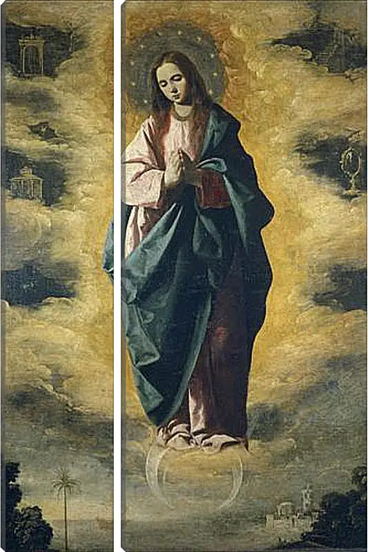 Модульная картина - The Immaculate Conception. Непорочное зачатие. Франсиско де Сурбаран