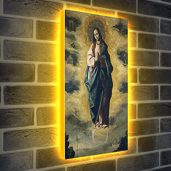 Лайтбокс световая панель - The Immaculate Conception. Непорочное зачатие. Франсиско де Сурбаран