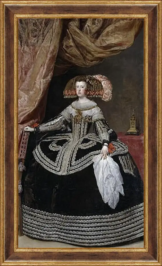 Картина в раме - Maria de Austria. Диего Веласкес