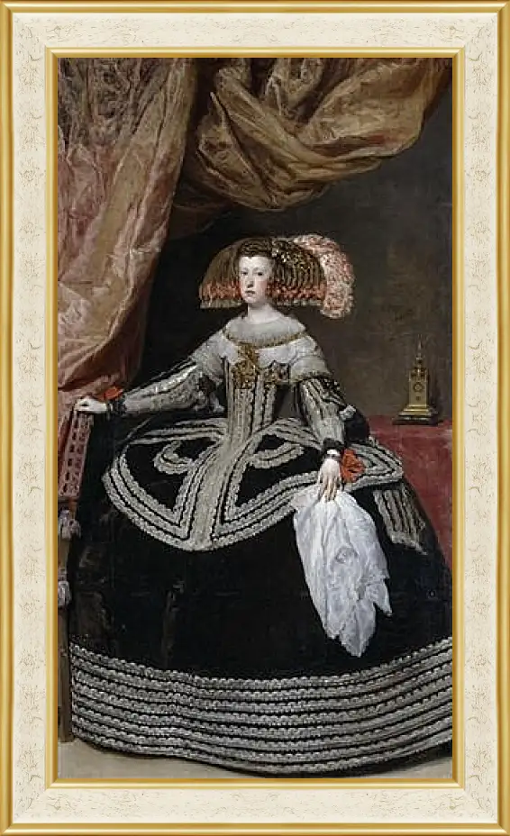 Картина в раме - Maria de Austria. Диего Веласкес