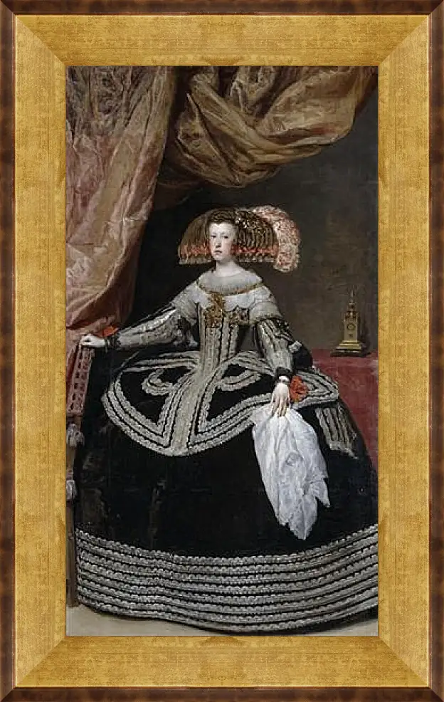 Картина в раме - Maria de Austria. Диего Веласкес