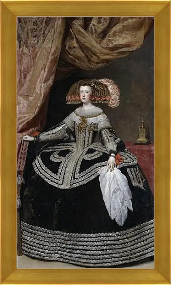 Картина в раме - Maria de Austria. Диего Веласкес