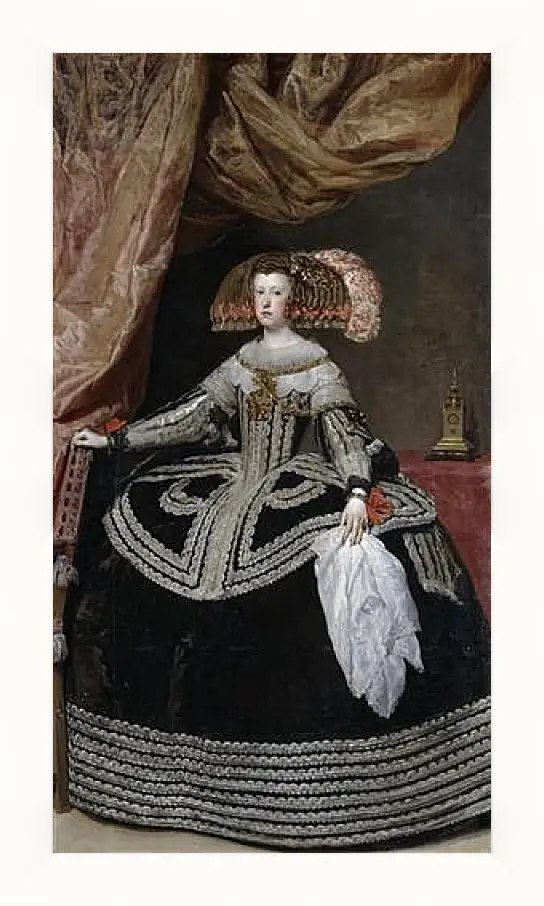 Картина в раме - Maria de Austria. Диего Веласкес