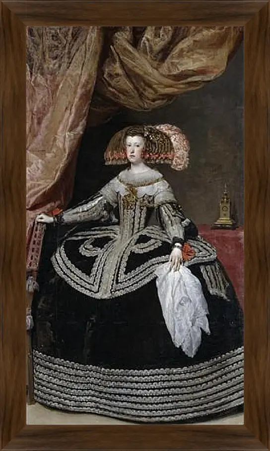 Картина в раме - Maria de Austria. Диего Веласкес