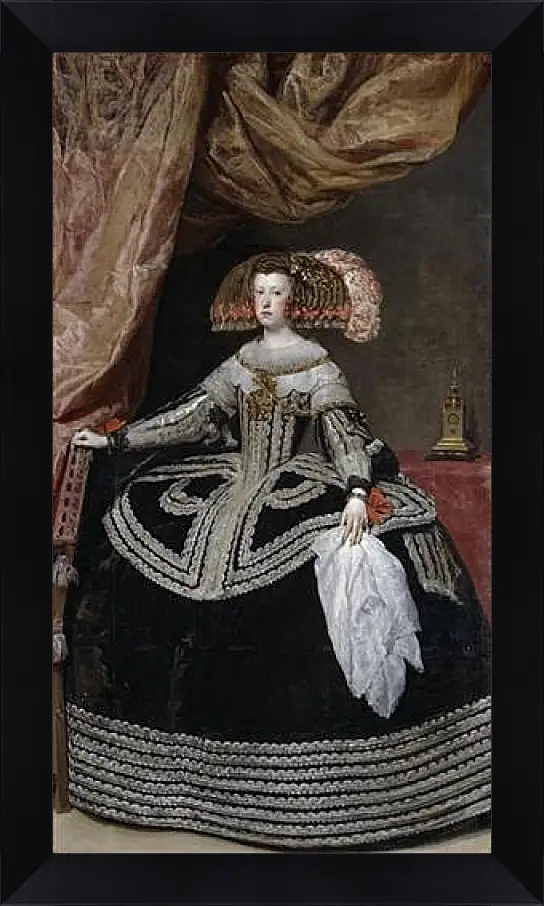 Картина в раме - Maria de Austria. Диего Веласкес