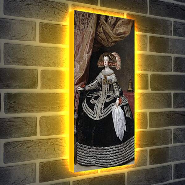 Лайтбокс световая панель - Maria de Austria. Диего Веласкес