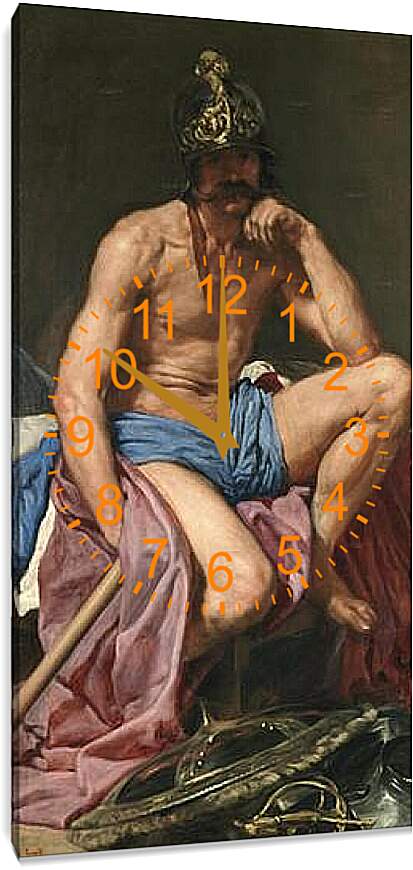 Часы картина - Mars. Диего Веласкес