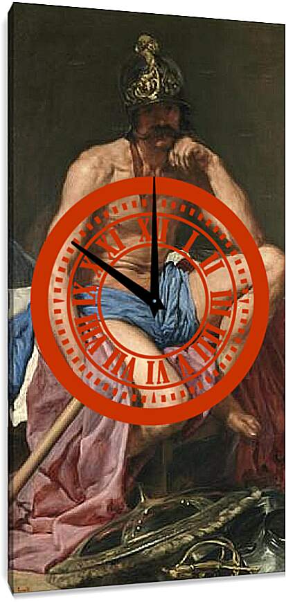 Часы картина - Mars. Диего Веласкес