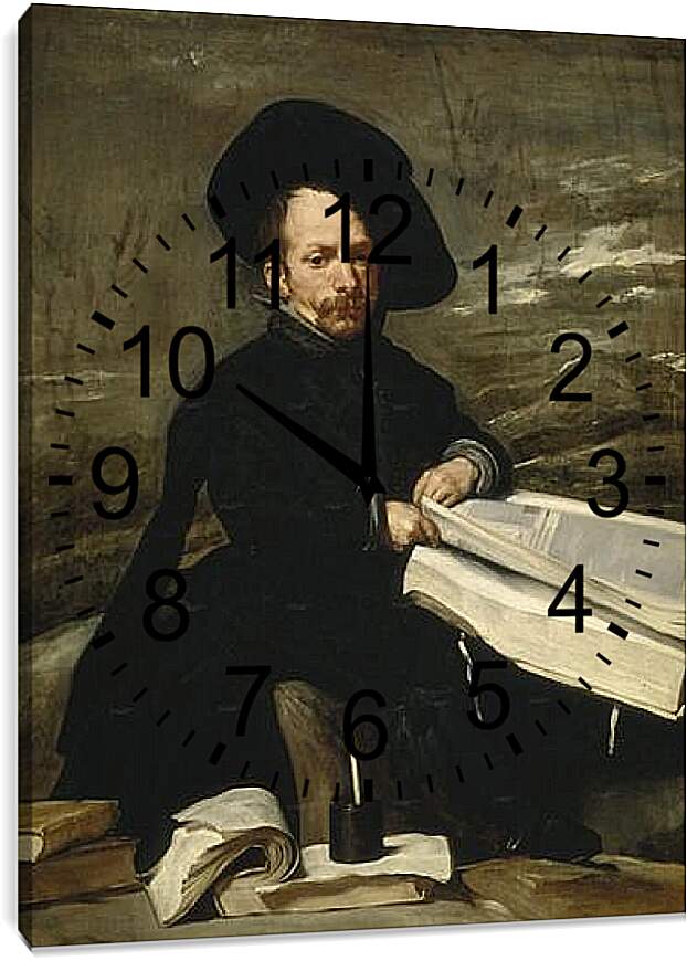 Часы картина - The Buffoon Digo de Acedo The Cousin. Диего Веласкес