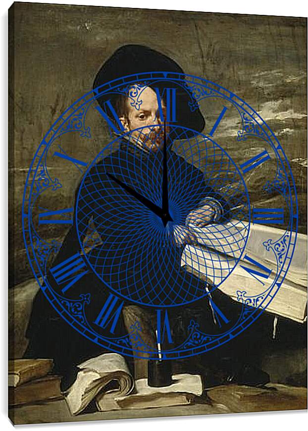 Часы картина - The Buffoon Digo de Acedo The Cousin. Диего Веласкес