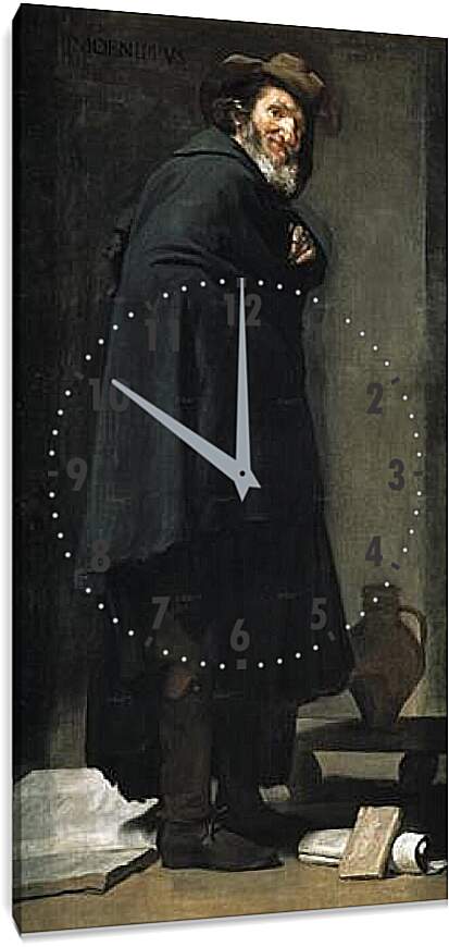 Часы картина - Menippus. Диего Веласкес