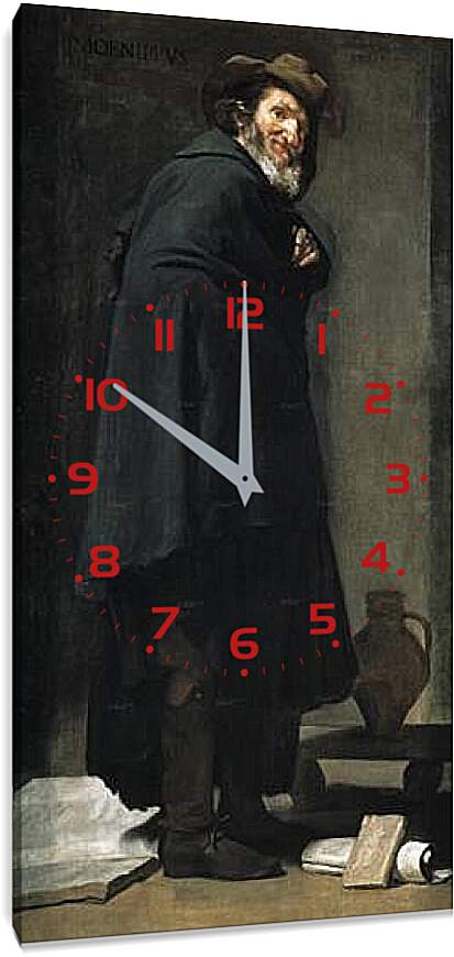 Часы картина - Menippus. Диего Веласкес