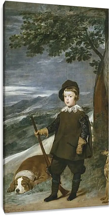 Постер и плакат - Prince Baltasar Carlos as a Hunter	. Диего Веласкес