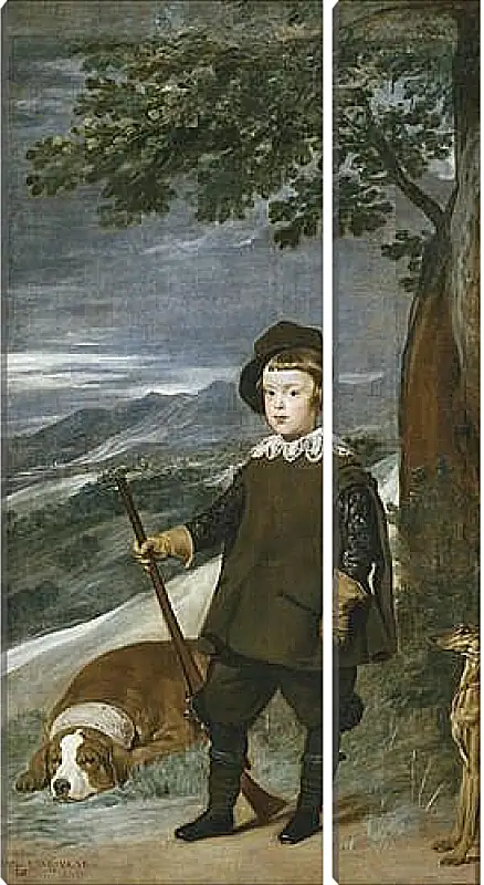 Модульная картина - Prince Baltasar Carlos as a Hunter	. Диего Веласкес