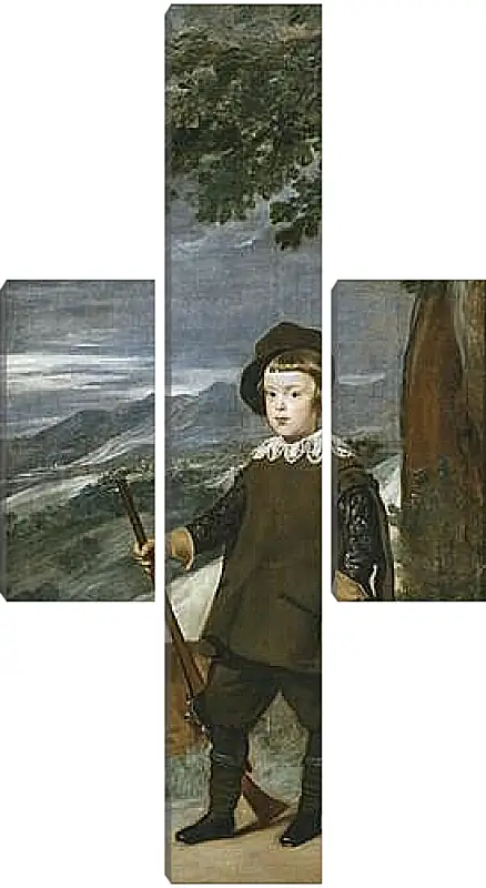 Модульная картина - Prince Baltasar Carlos as a Hunter	. Диего Веласкес