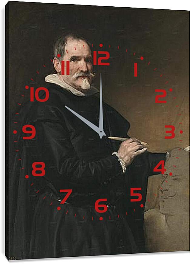Часы картина - Juan Martinez Montanes. Диего Веласкес