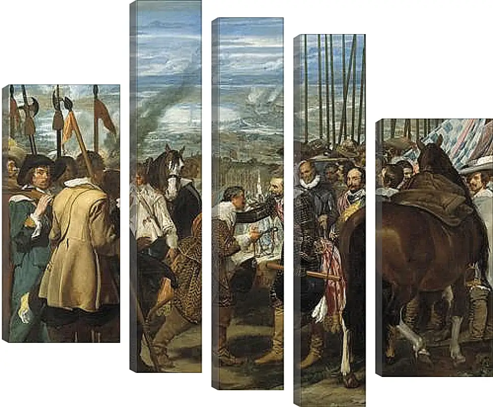 Модульная картина - The Surrender of Breda or The Lances. Диего Веласкес