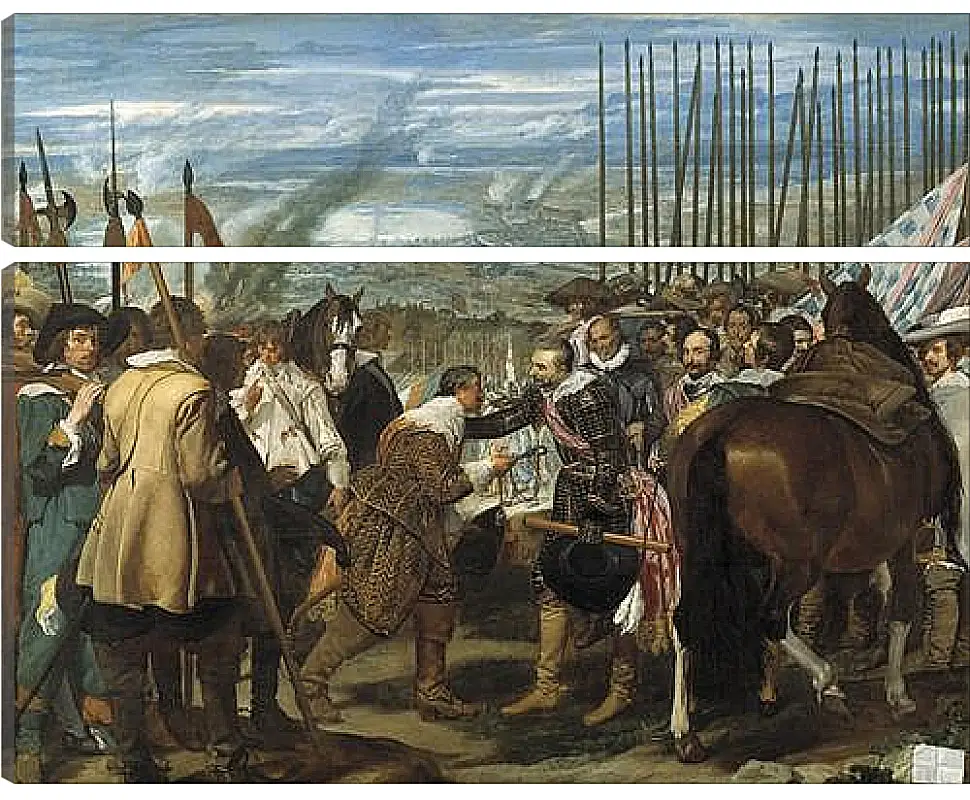 Модульная картина - The Surrender of Breda or The Lances. Диего Веласкес