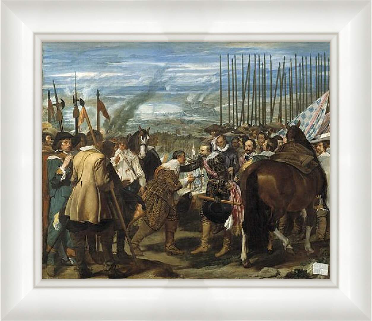 Картина в раме - The Surrender of Breda or The Lances. Диего Веласкес