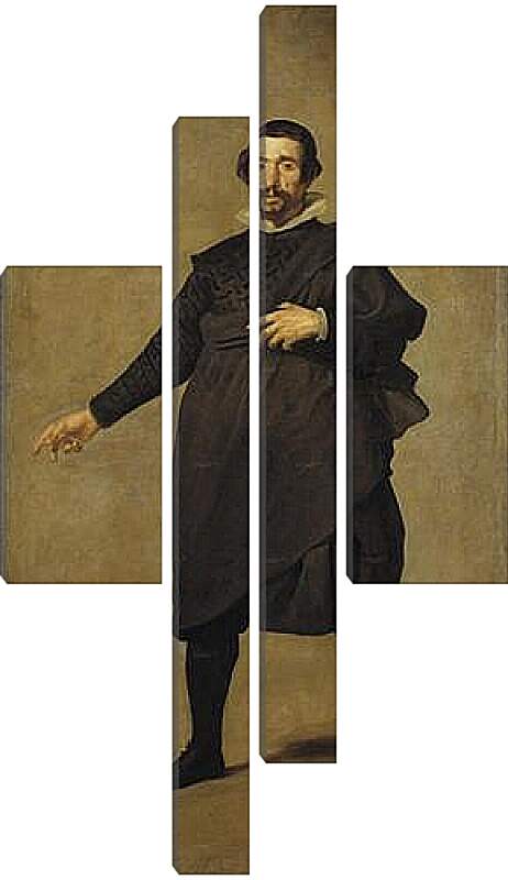 Модульная картина - The Buffoon Pablo de Velladolid. Диего Веласкес