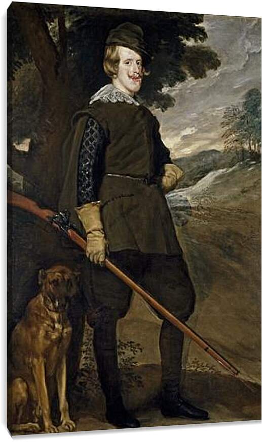 Постер и плакат - Felipe IV in Hunting Garb. Диего Веласкес