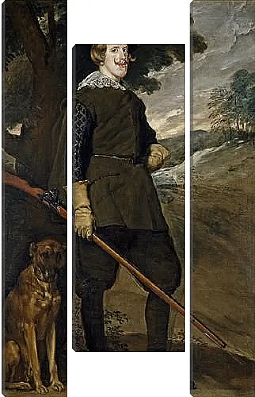 Модульная картина - Felipe IV in Hunting Garb. Диего Веласкес