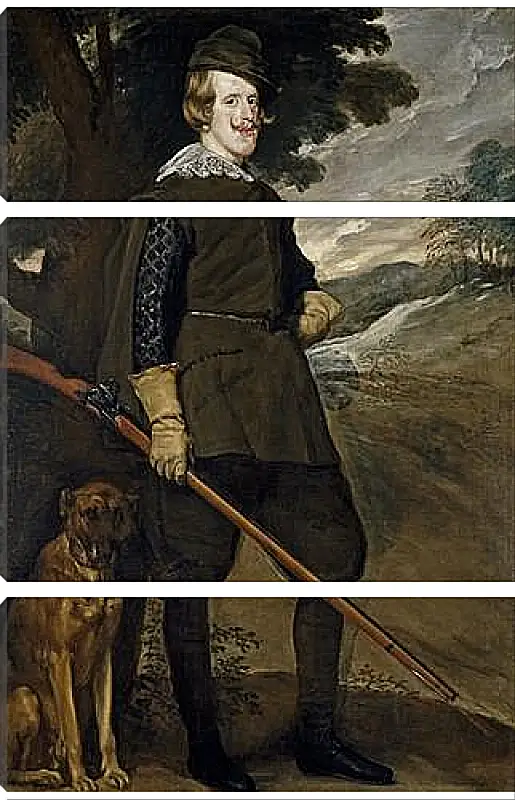 Модульная картина - Felipe IV in Hunting Garb. Диего Веласкес