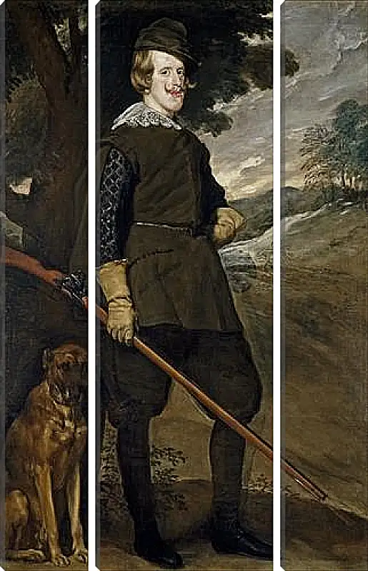 Модульная картина - Felipe IV in Hunting Garb. Диего Веласкес