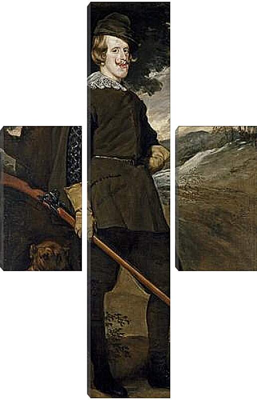 Модульная картина - Felipe IV in Hunting Garb. Диего Веласкес