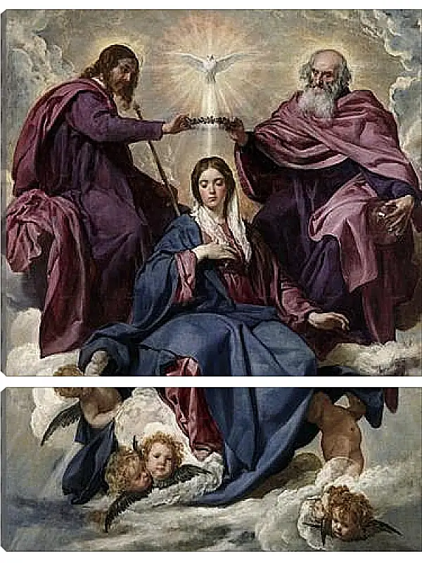 Модульная картина - The Coronation of the Virgin. Диего Веласкес